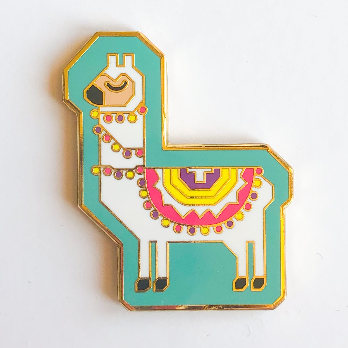 Larry the Llama Needle Minder - Turquoise