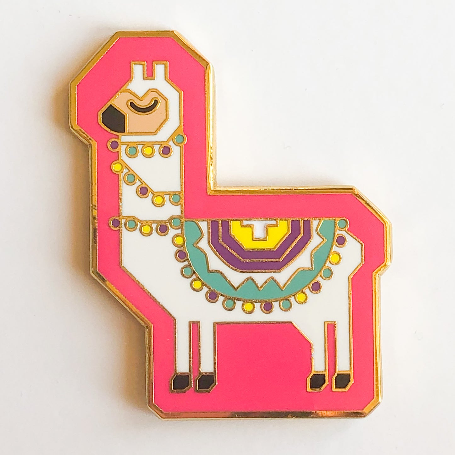 Larry the Llama Needle Minder - Hot Pink