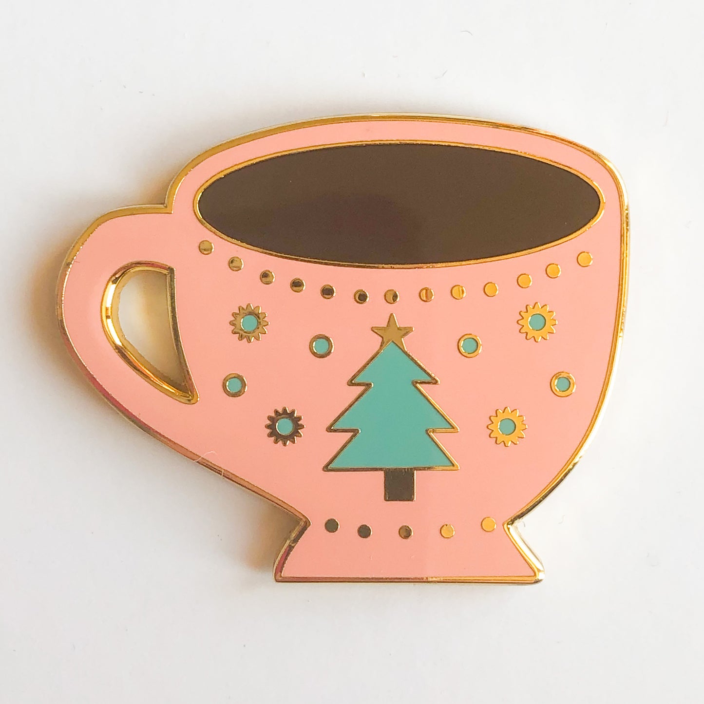 Pink Coffee Mug Needle Minder