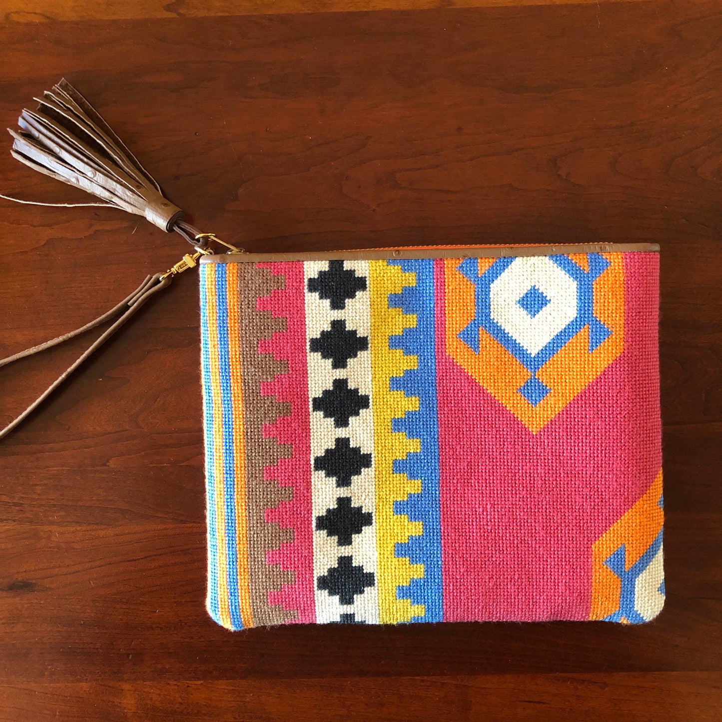 Turkish Kilim Clutch - Large