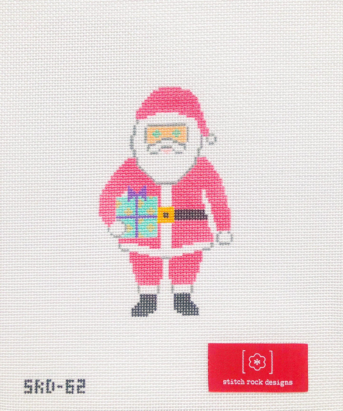 Santa with Present