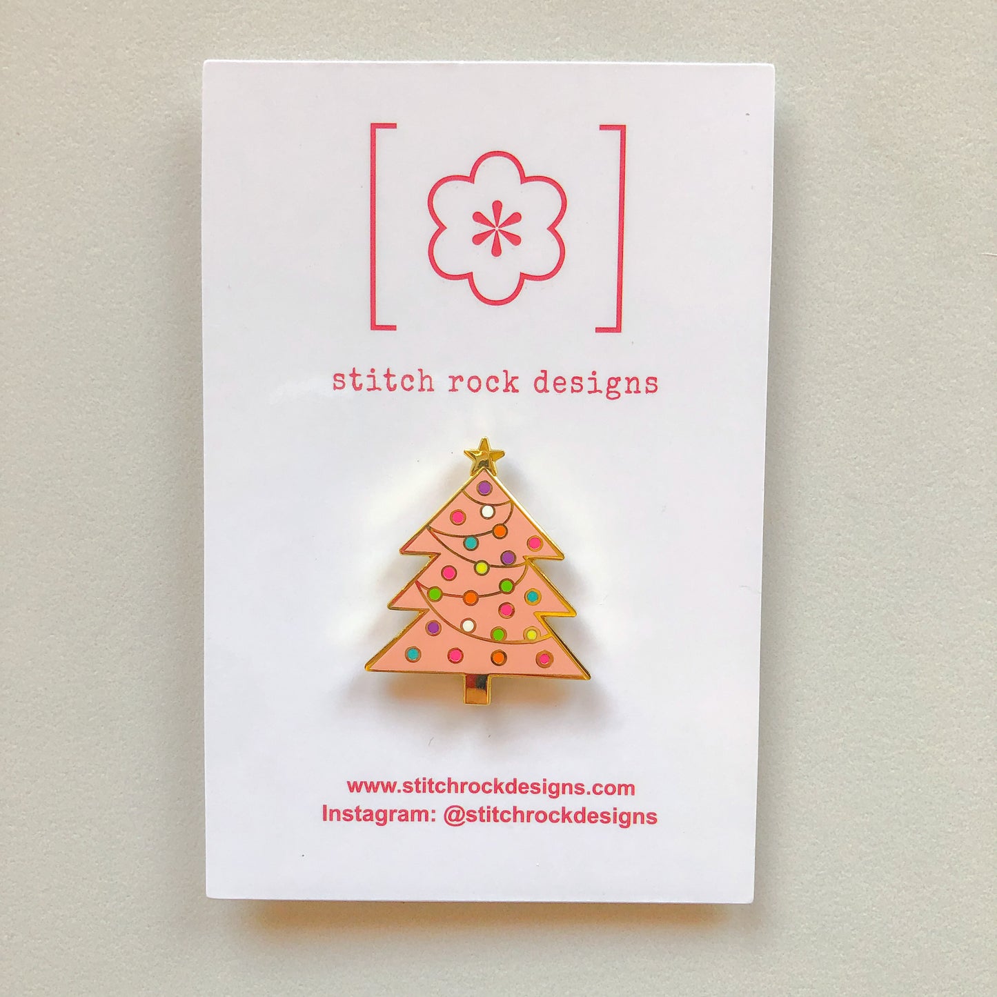 Pink Tree Needle Minder
