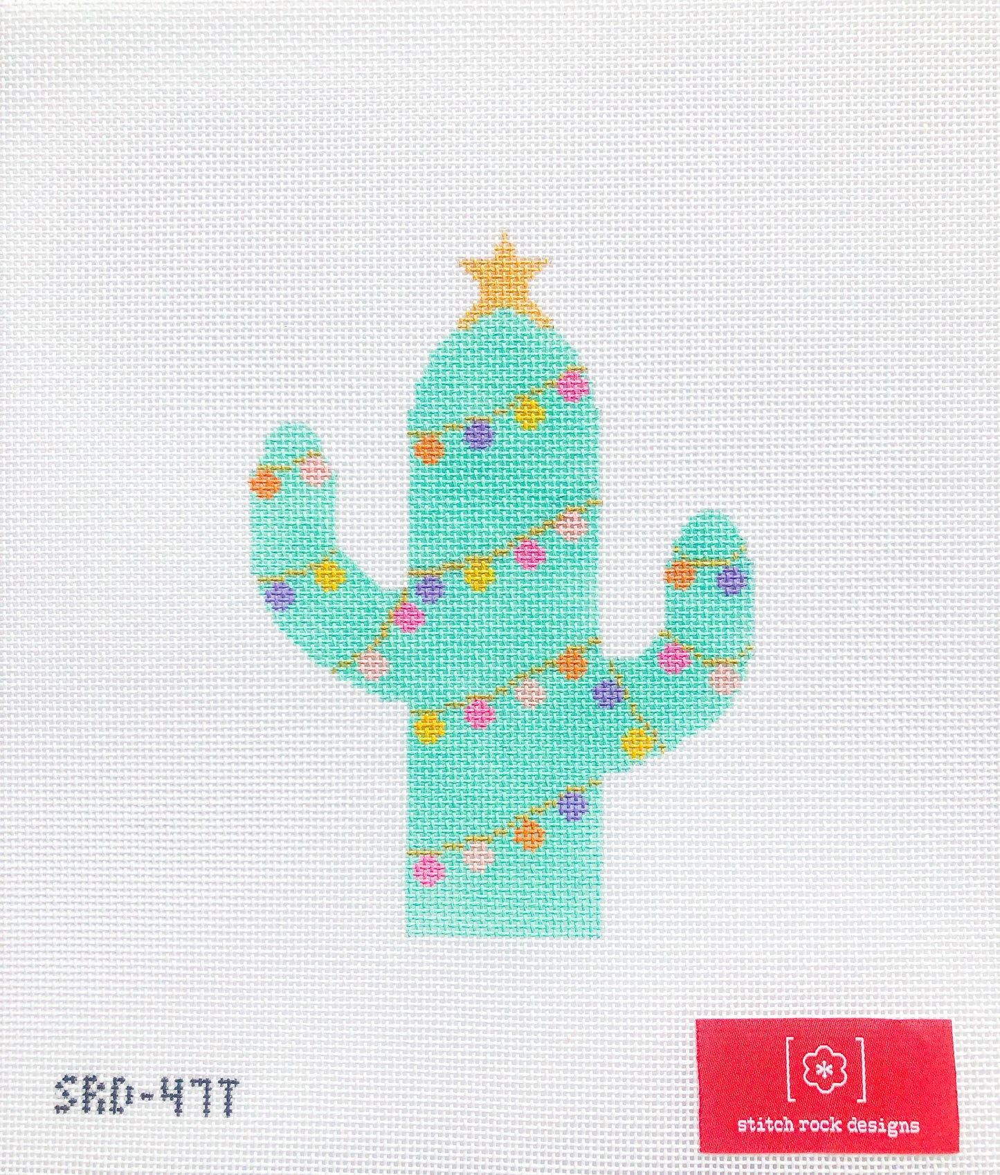 Turquoise Cactus Ornament