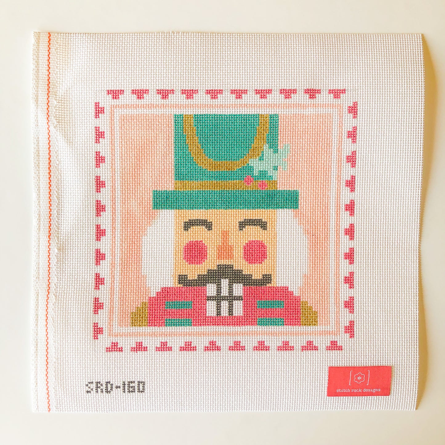 Nutcracker Stamp Pillow