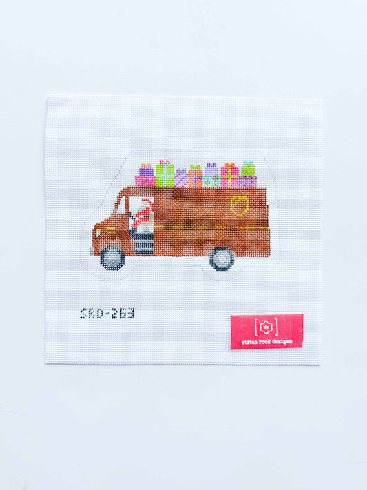 Coming Soon: Santa in Brown Truck
