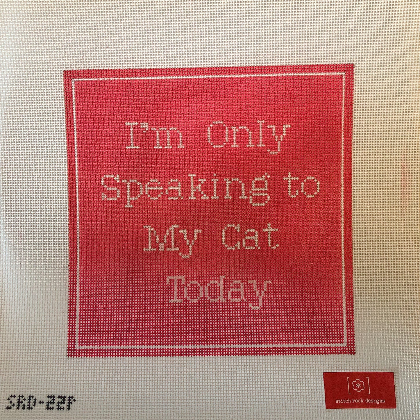I’m Only Speaking to My Cat Today- Pink - Imperfection
